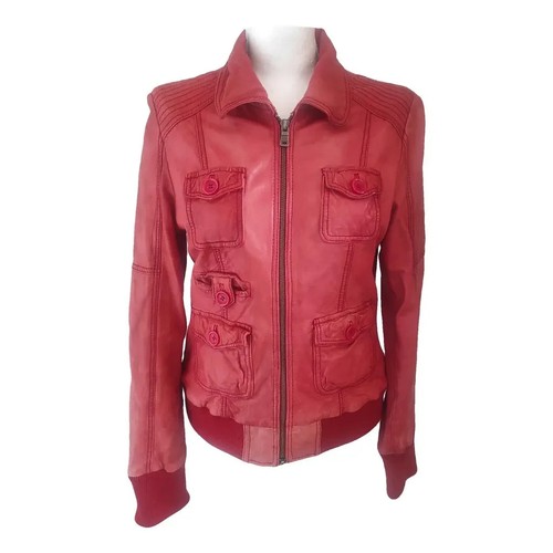 Veste cuir agneau - en,