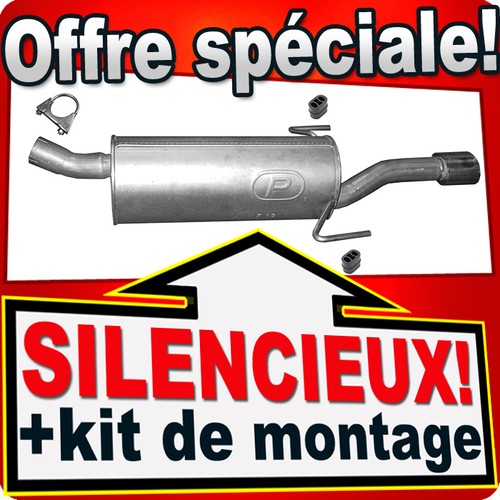 Silencieux arriere pour opel - silencieux,