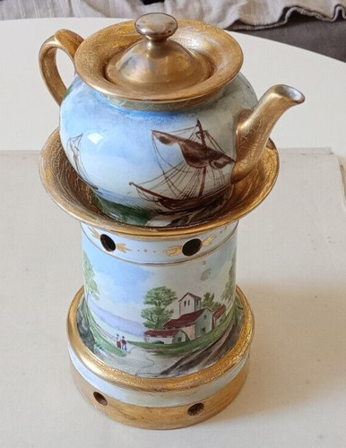 Tisanniere faience de - ne,