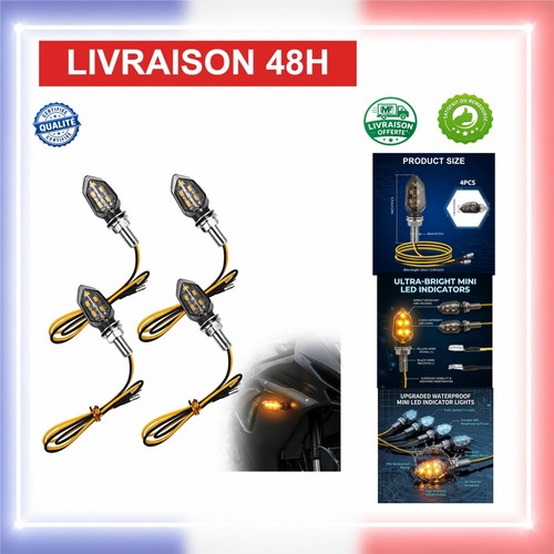 Mini clignotant led moto - mini,