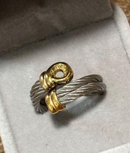 Rare bague design câble