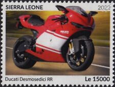 DUCATI DESMOSEDICI RR Sports Motorcycle Motorbike Stamp (2022 Sierra Leone)