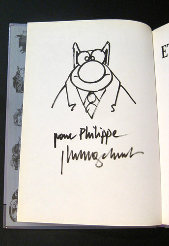 Geluck dedicace chat n - ,