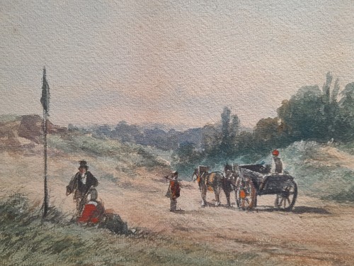 Belle peinture aquarelle - peinture, à