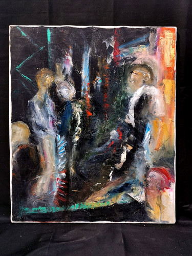 Tableau huile sur toile - tableau, /