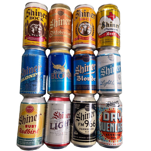 Shiner beer can - shiner,