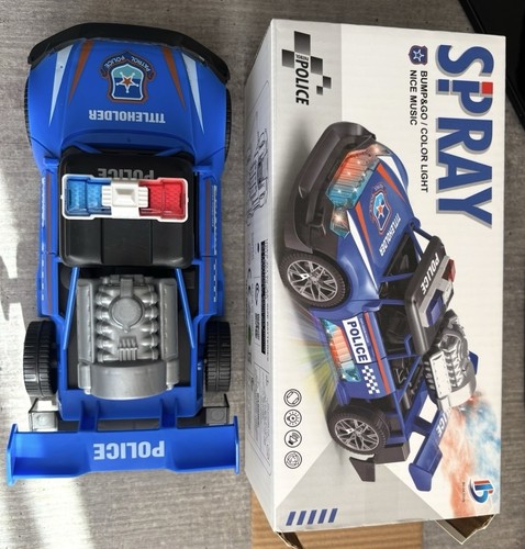 Voiture police bleue - police,