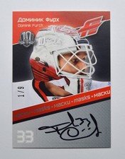 2017-18 Sereal KHL Mask Autograph #MAS-A36 Dominik Furch 1/9