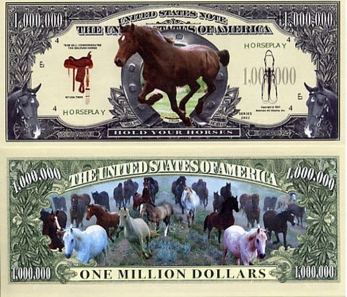 Les chevaux billet - chevaux,