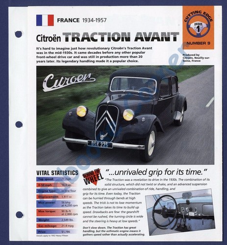 Citroen traction avant - imp, hot