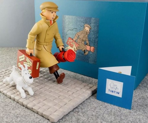 Tintin homecoming statuette - tintin,