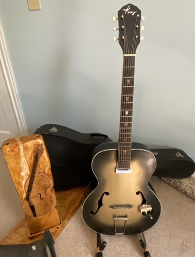 1960 kay hole archtop - kay,