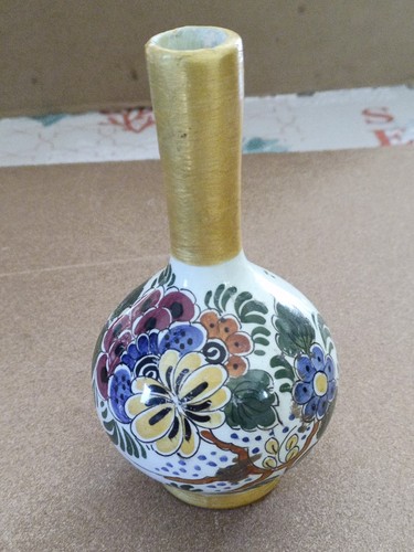 Vase soliflore ancien - vase, delft
