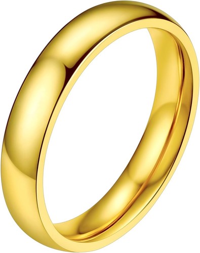 Bague unisexe plaqué 18k - unisexe,