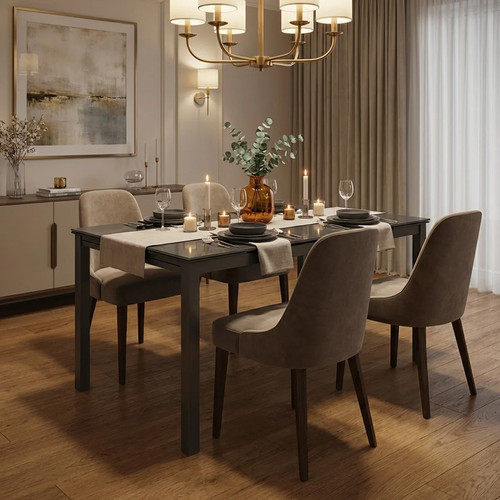 Table extensible verre et - table,