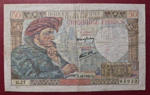 Billet france 50 - billet,