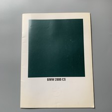 BMW 2800 CS 1969-70 UK Market Original Sales Brochure Vintage