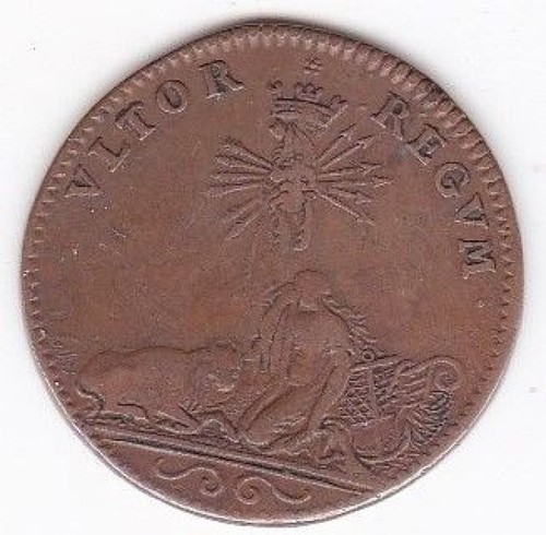 Jeton cuivre louis xiv - jeton, en