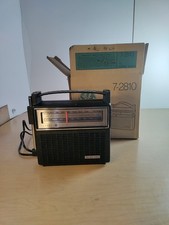 Working- Vtg General Electric Solid State Two-Way AM FM Portable Radio 7-2810G