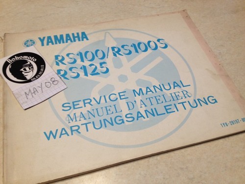 Yamaha rs100 rs100s rs125 - yamaha,