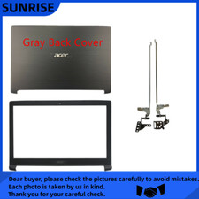 New For Acer Aspire 5 A515-51G A515-53 41G Gray LCD Back Cover / Bezel / Hinges