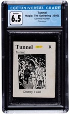 Tunnel ~ MTG Magic ~ Early Gamma Playtest Set ~ CGC 6.5 ~ Tintin Herge Haddock