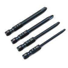 Outils Embout Tournevis Fournitures 4pcs Tri-Wing Électrique Magnétique