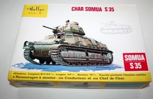 Heller maquette char somua - :,