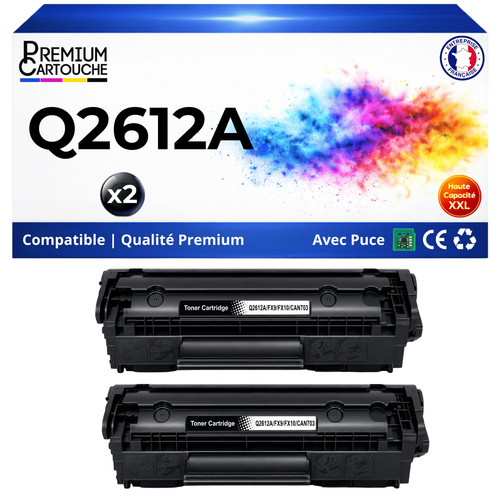 Q2612a compatible pour - compatible, pack