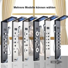 Panneau de douche en acier inoxydable Douche de pluie Douche de massage Colonne