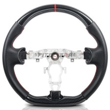 Hydro Dip Carbon Fiber Steering Wheel For Infiniti QX70 For Nissan 370Z 2009-20