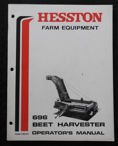 Véritable hesston 696 beet - 696,