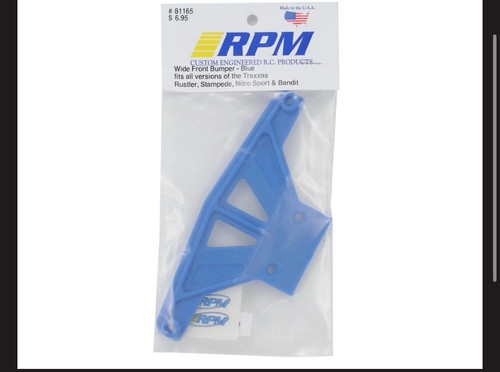Rpm wide blue front bumper - wide,