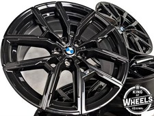 GENUINE BMW 19 INCH 4 SERIES I4 G26 STYLING 859 M WHEELS RIMS BLACK 8747304 8747305 OEM