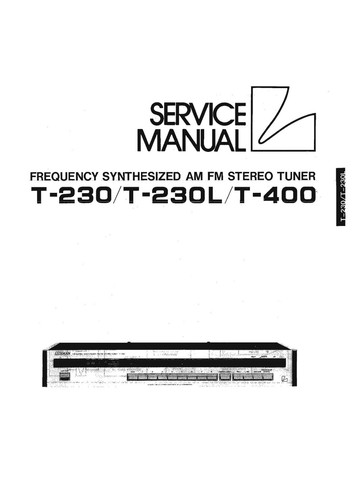 Manuel service pour - de,