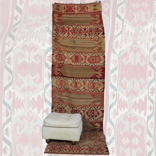 Coureur kilim ancien - coureur,