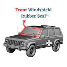 Jeep Cherokee XJ (1984-1996) Joint de pare-brise en caoutchouc