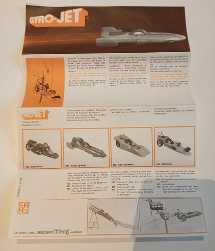 Notice meccano triang kenner - notice,