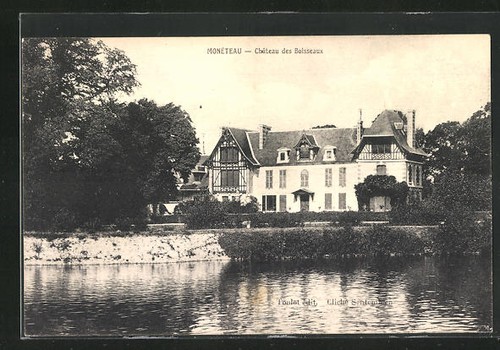 Cpa monèteau chateau - cpa,