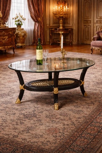 Table basse ovale - , design