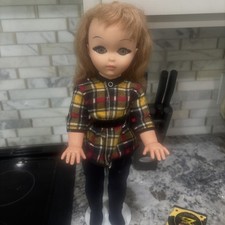 Vintage 19” 1965 Jouet INC Doll With Stand