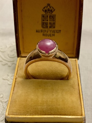 Ancienne bague beau - , rubis