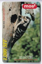 EUROPE  TELECARTE / PHONECARD .. SLOVAQUIE 1.000SIT OISEAU BIRD PIVERT 2001
