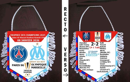 Fanion football trophee - fanion, des