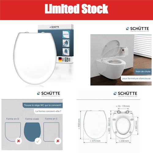 Abattant schütte avec - wc,