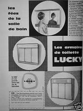 ADVERTISEMENT LUCKY BATHROOM FAIRIES TOILET CABINETS - ADVERTISING