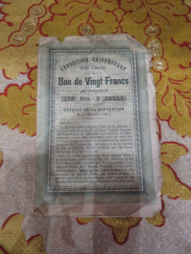 Ancienne action bon - bon, de