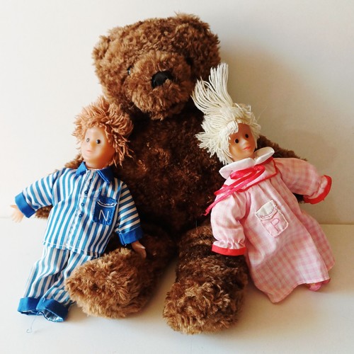 Peluche poupee nounours - poupee,