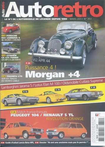 Auto retro 351 2011 - n°351, 03/2011