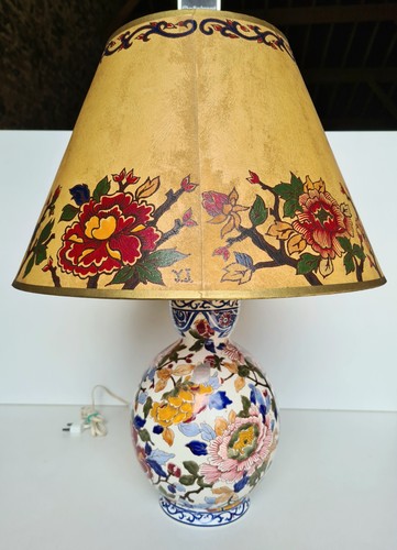 Lampe faïence gien modèle - faïence,